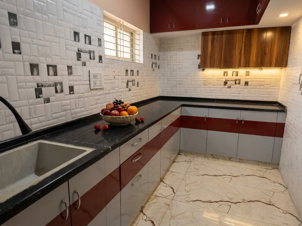 1BHK modular kitchen